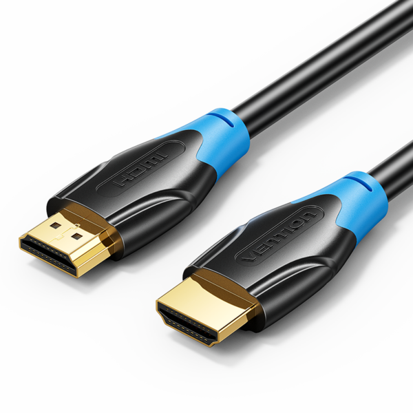 HDMI 2.0/apa -> HDMI 2.0/apa, fekete, PVC, 4K@30Hz, 5m, 4K HDMI kábel