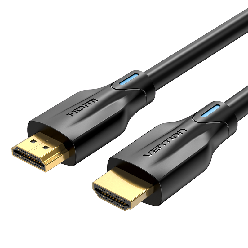 HDMI 2.1/apa -> HDMI 2.1/apa, fekete, PVC, 8K@60Hz, 1m, 8K HDMI kábel
