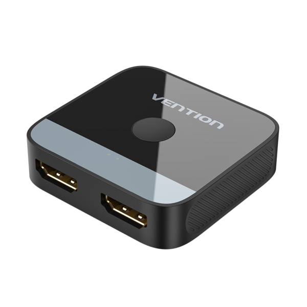 2 be 2 ki, 4K@60Hz, ABS, kétirányú, HDMI switch