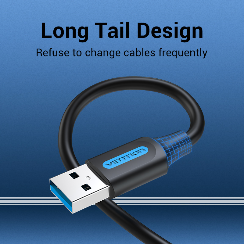 USB-A 3.0/apa -> USB-A 3.0/apa, fekete, PVC, 0,5m, adatkábel