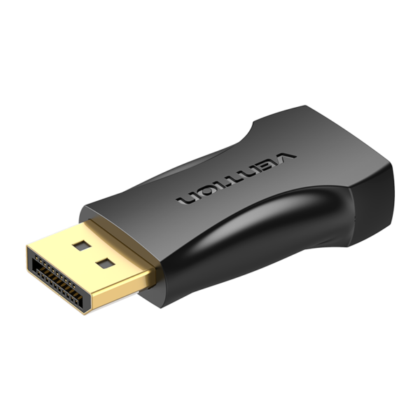 DisplayPort/apa -> HDMI/anya, fekete, PVC, 1080p@60Hz, DP–HDMI adapter