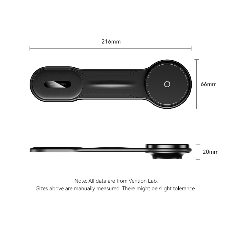 Műszerfalra tehető, mágneses, 15W vezeték nélküli töltős, USB-C × 2, alumínium-titán ötvözet, autós telefontartó töltő