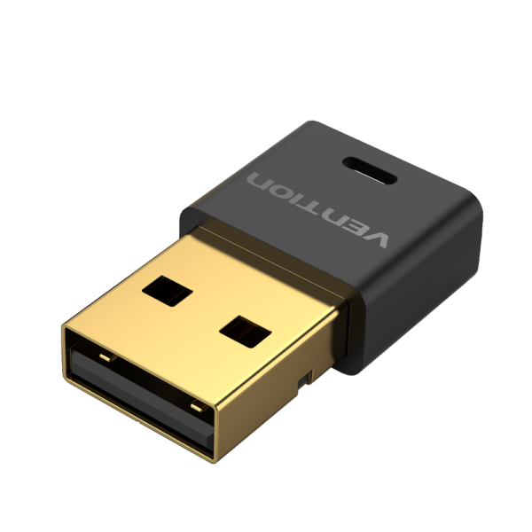 USB-A Bluetooth 5.1, fekete, ABS, mini adapter