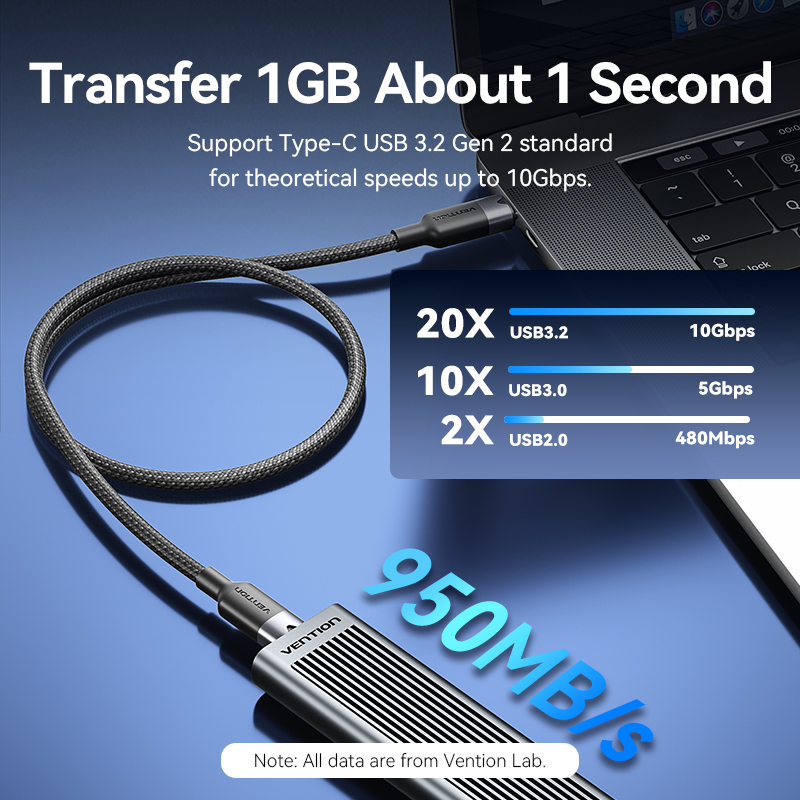 USB-C 3.2 Gen2/apa -> USB-C 3.2 Gen2/apa, fekete, alumínium házas, fonott, 5A, 100W, 4K@60Hz, 0,5m, adat- és töltőkábel